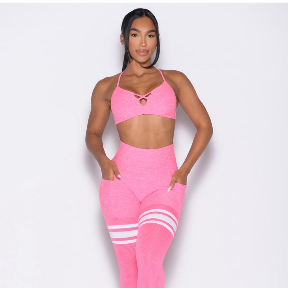 Bombshell scrunch contour thigh high